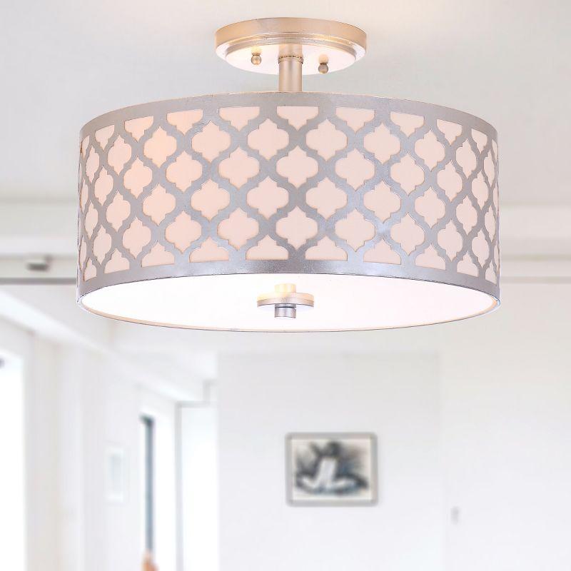 Kora Flush Mount - FLU4000 - Silver - Safavieh