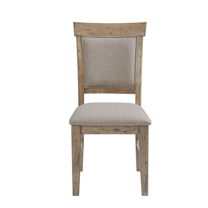 2pk Oliver Dining Side Chairs Cream/Gray - Ink+Ivy