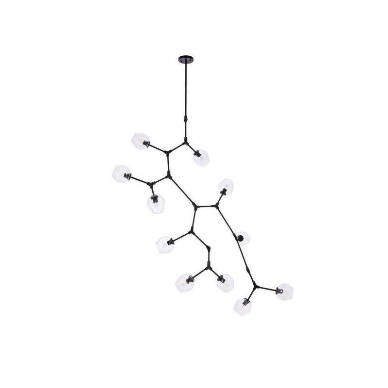 Elegant Lighting Cavoli 11 - Light Chandelier in  Black