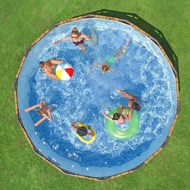 Bestway Bestway: Steel Pro MAX - Splashview Round Swimming Pool Set - 14' x 42", Above Ground