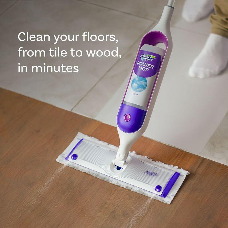 Swiffer Power Mop Multi-Surface Mopping Pad Refills for Floor Cleaning