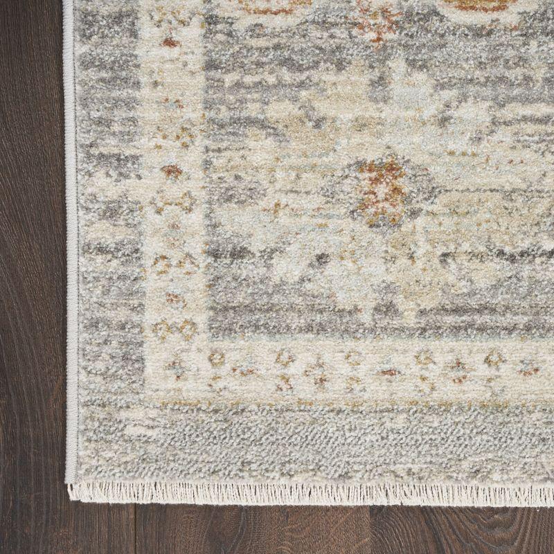 Nourison Traditional Home Vintage Indoor Area Rug Grey 7'10" x 10'1"