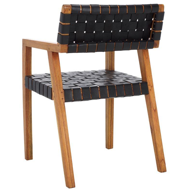 Cire Leather Dining Chair  - Safavieh