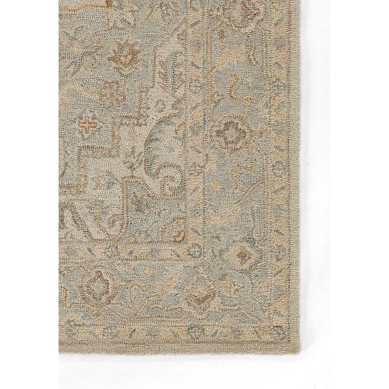 Momeni Pasha Medallion Area Rug Light Blue