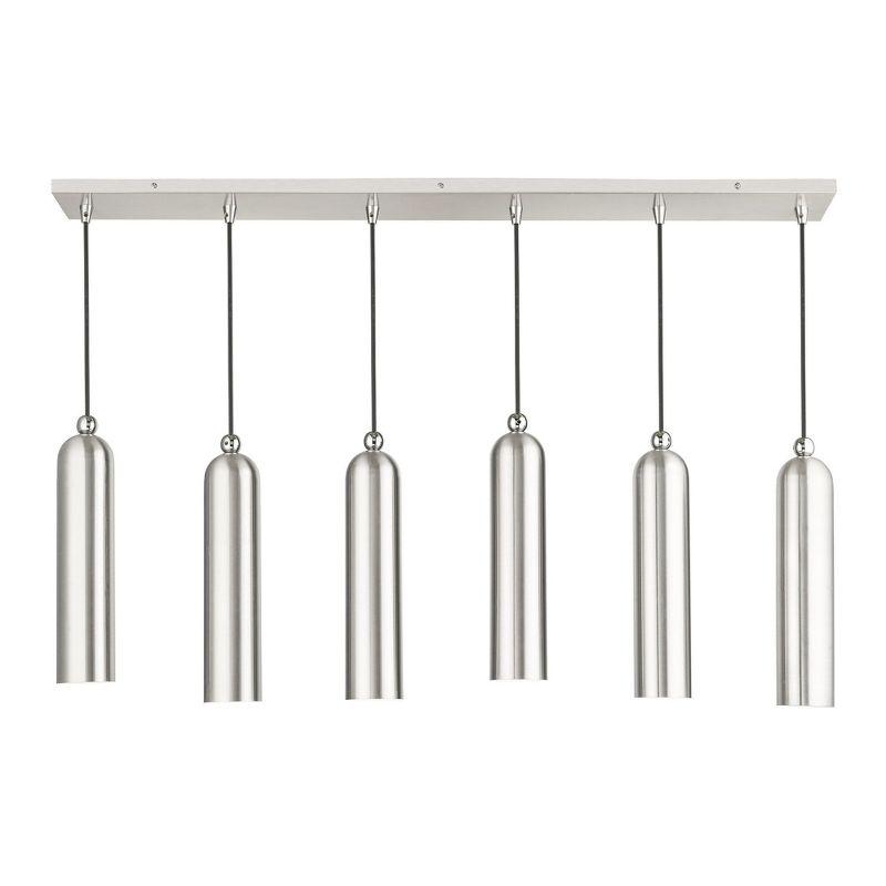 Livex Lighting Ardmore 6 - Light Island Pendant Light in  Brushed Nickel