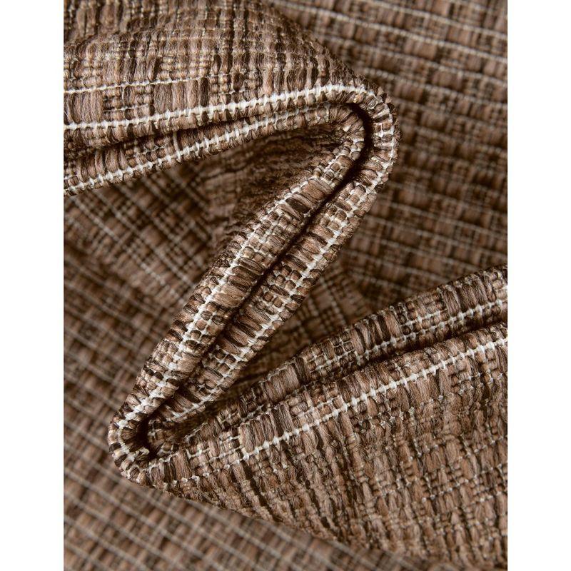 Unique Loom 7' 1 x 10' 0 Rectangle Indoor/Outdoor Solid Light Brown Area Rug
