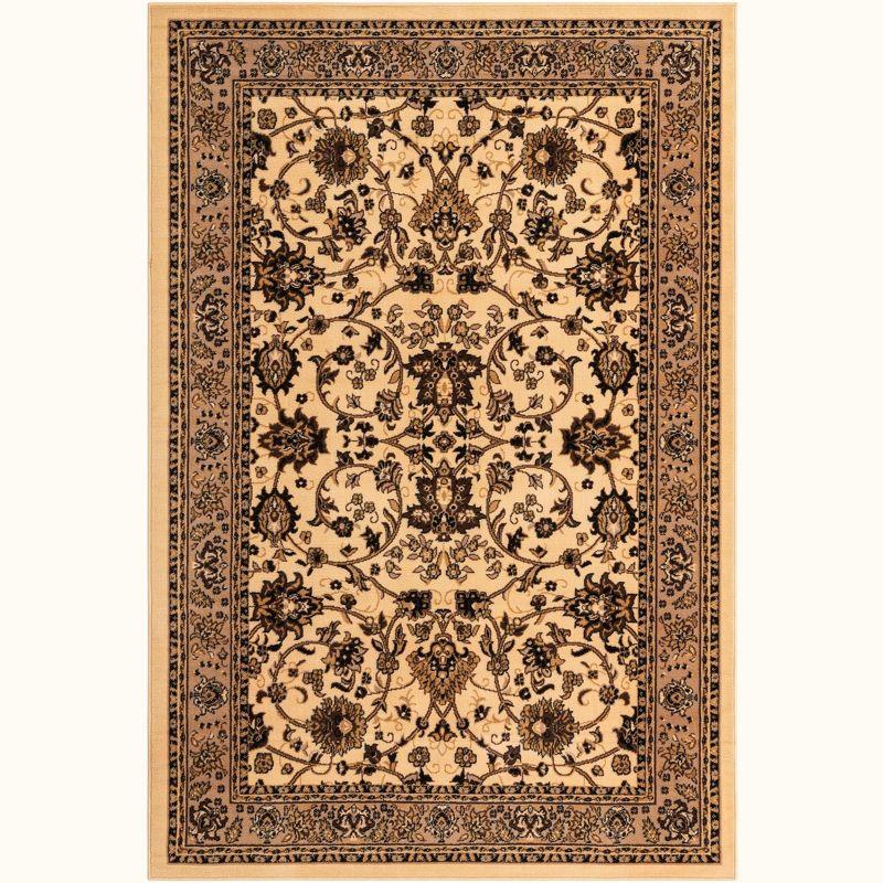 Unique Loom 6' 1 x 9' 0 Sialk Hill Washington Ivory Area Rug