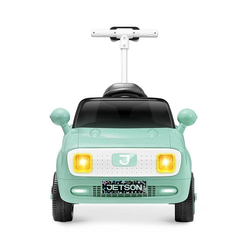 Jetson Mako Electric Motor Assist Ride-On Push Car - Green: Remote Control, Charger Included