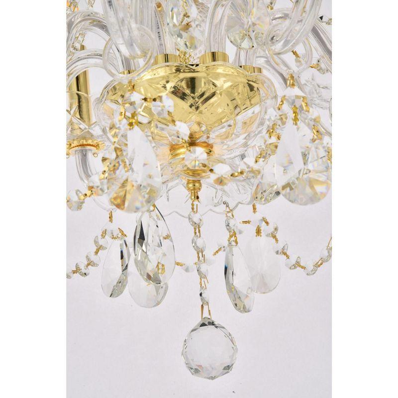 Elegant Lighting Princeton 8 light Chrome Chandelier Clear Royal Cut Crystal