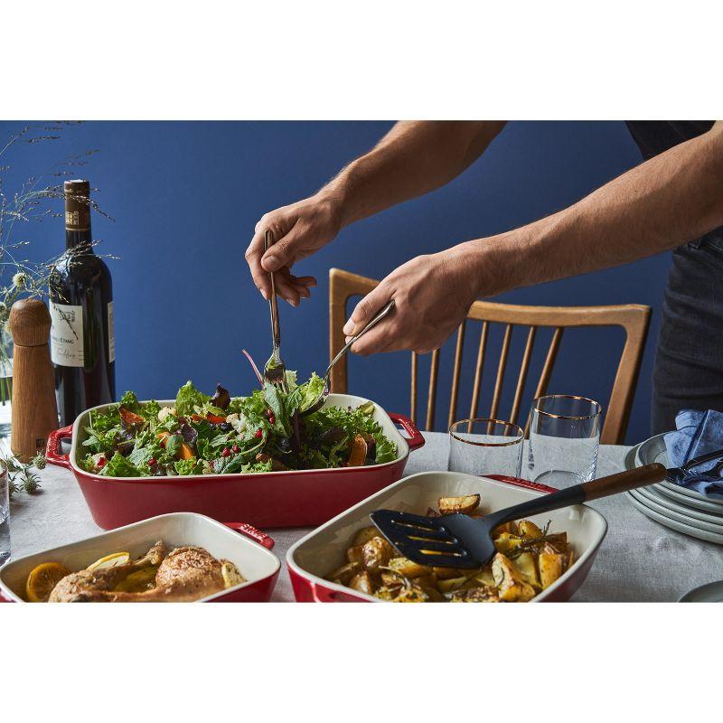 Staub Cherry Rectangular Bakers, Set of 3