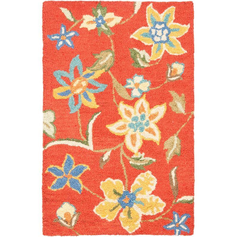 Blossom BLM673 Hand Hooked Area Rug  - Safavieh