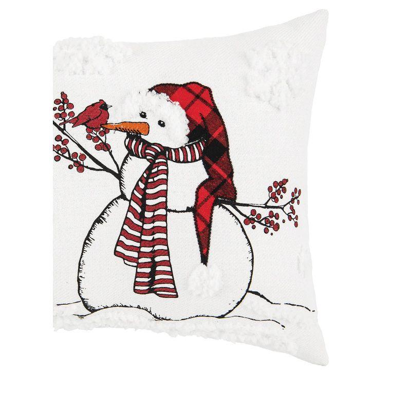 C&F Home Snowman Embroidered Throw Pillow