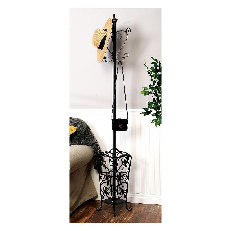 Metal Scroll Footed Umbrella Stand - Olivia & May