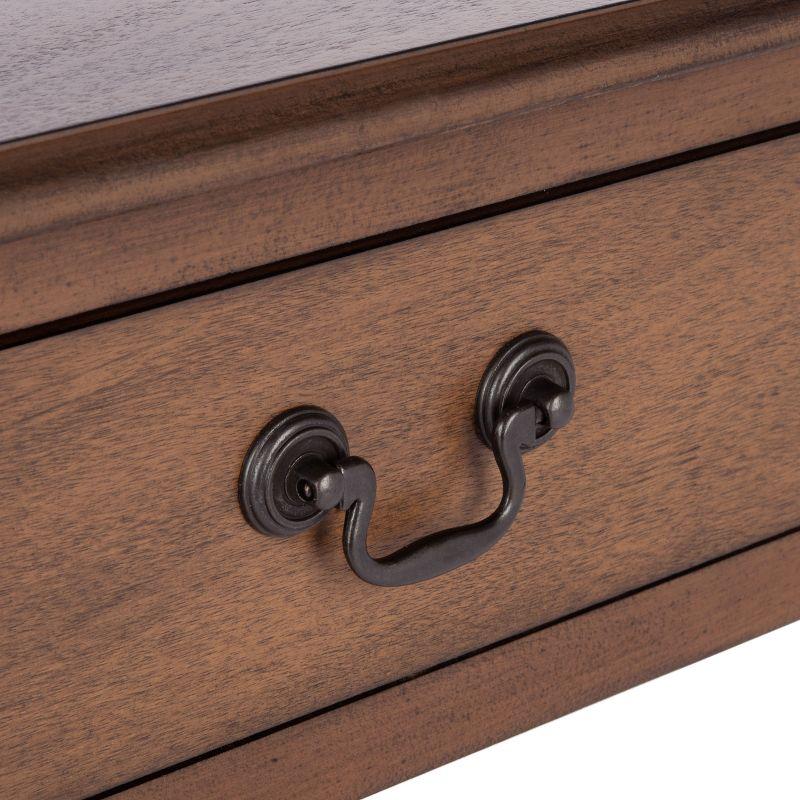 Dakota Fields Solid Wood Top End Table with Storage