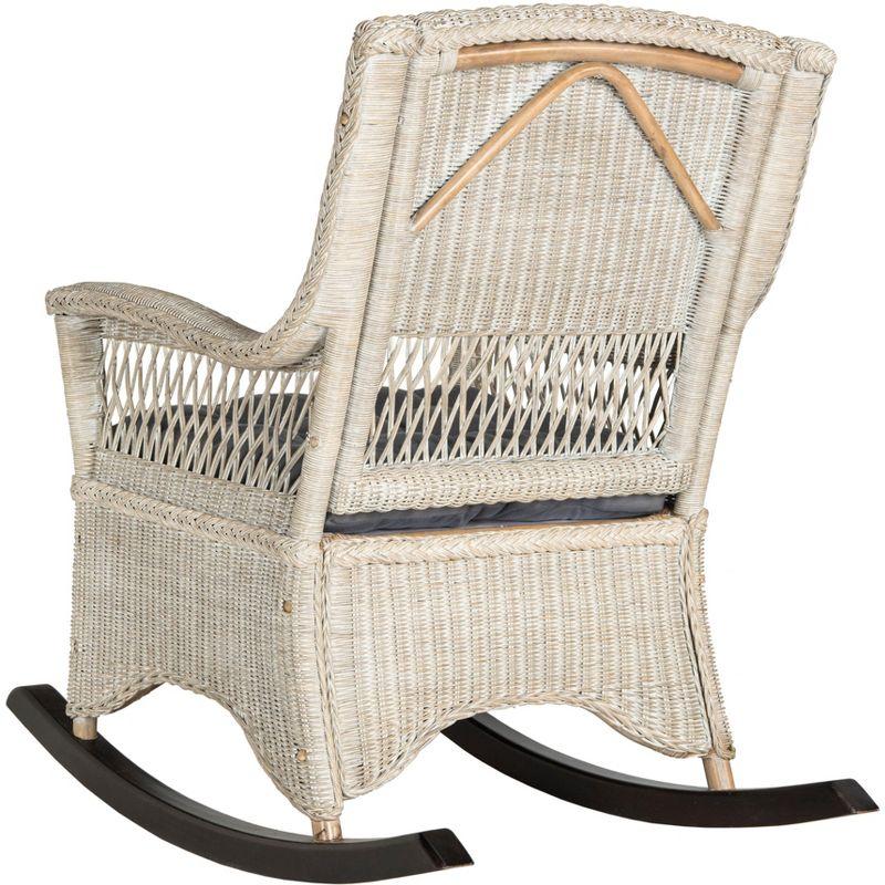 Aria Rocking Chair - SEA8036 - Antique/Grey - Safavieh