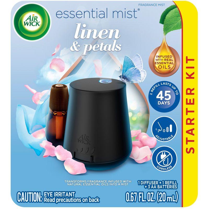 Air Wick Essential Mist Linen & Petals Diffuser Kit