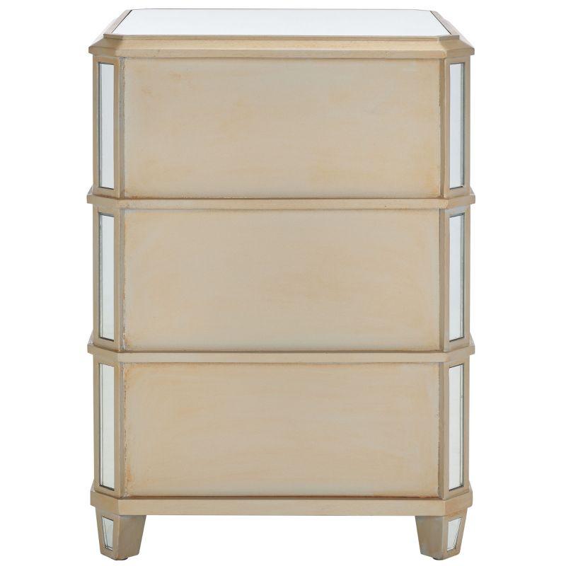 Giana 3 Drawer Nightstand - NST6601 - Mirror - Safavieh