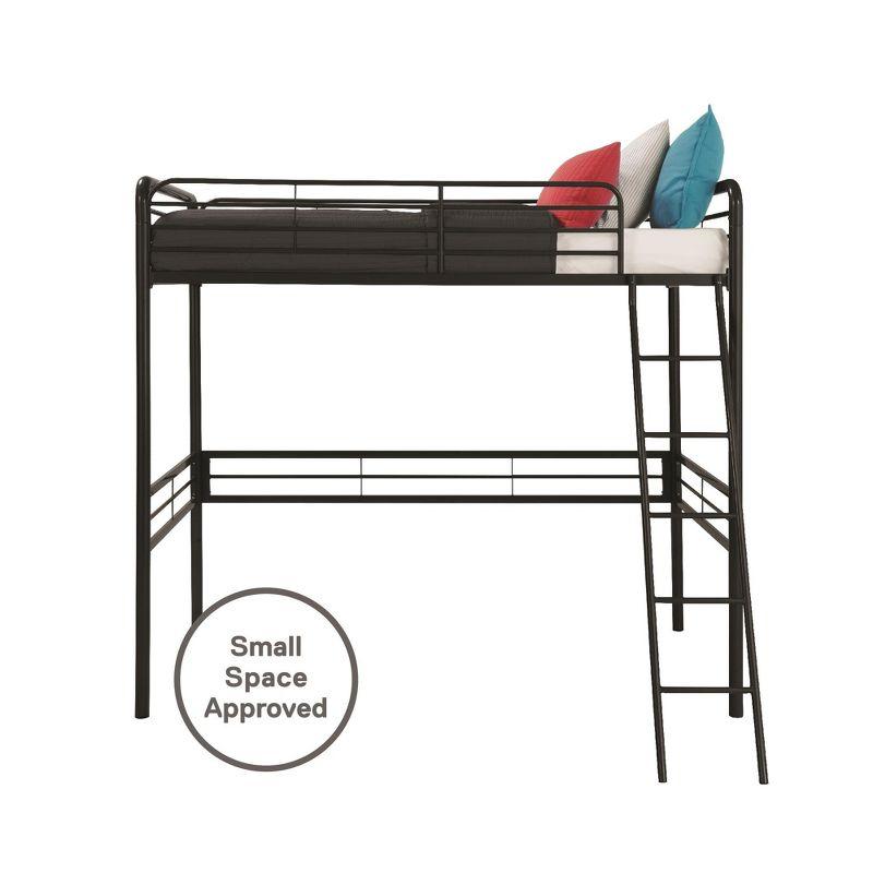 DHP Tommy Twin Metal Loft Bed