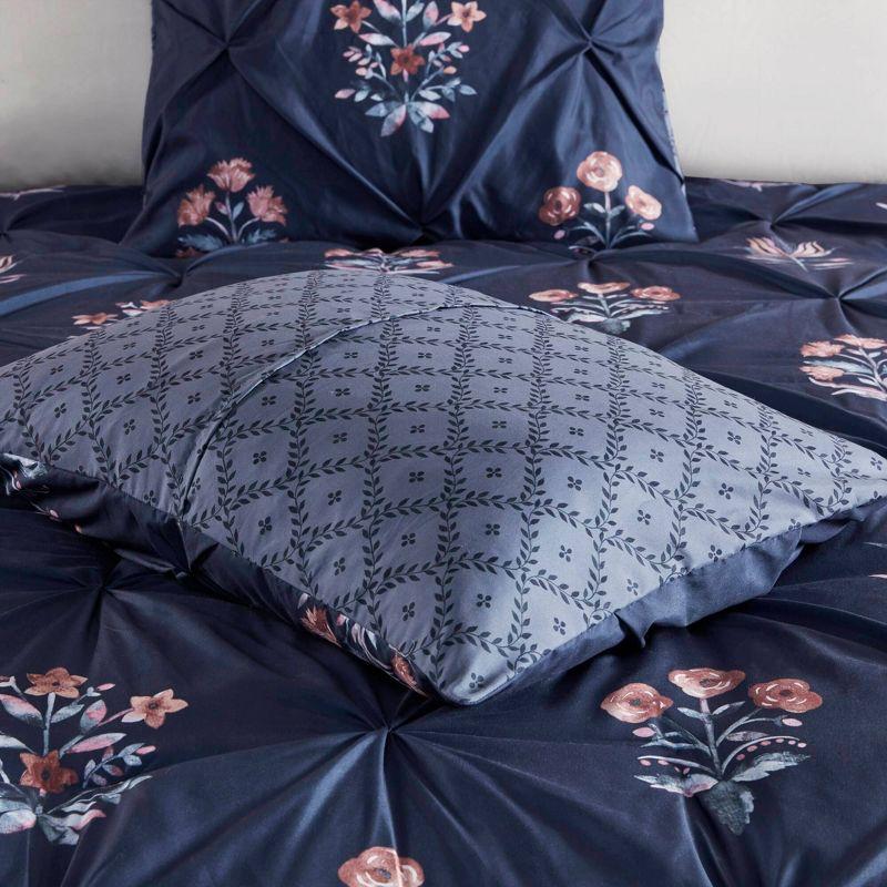 Marfa 3 Piece Pintuck Duvet Cover Set