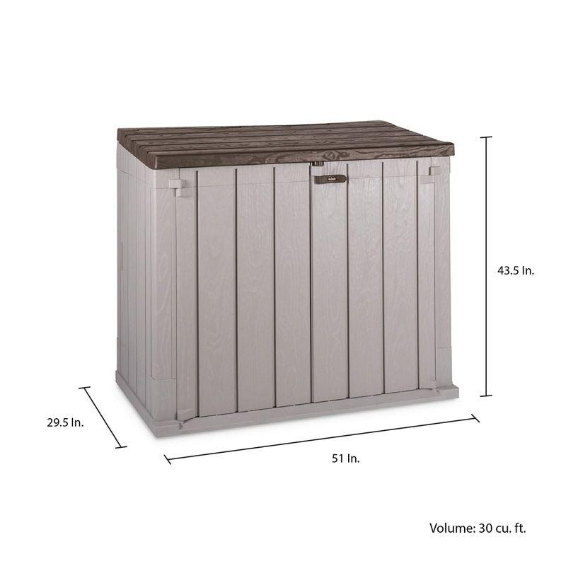 Toomax Stora Way All Weather Outdoor XL Storage Shed Cabinet