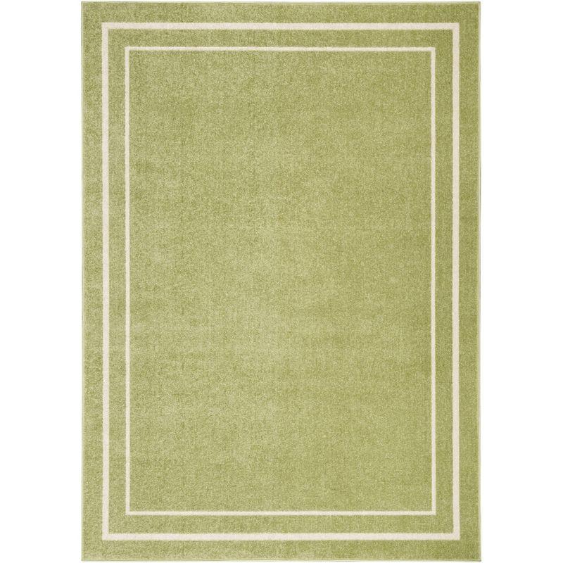 Nourison Essentials Bordered Indoor Outdoor Area Rug