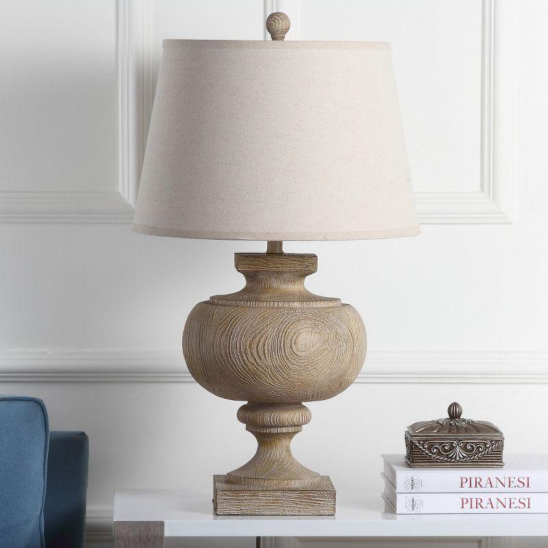 Prescott Table Lamp - Wood Finish - Safavieh.