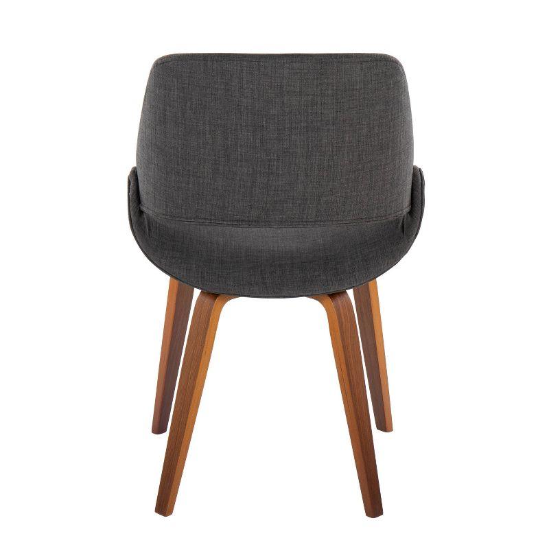 Set of 2 Fabrico Mid-Century Modern Dining/Accent Chair - Lumisource