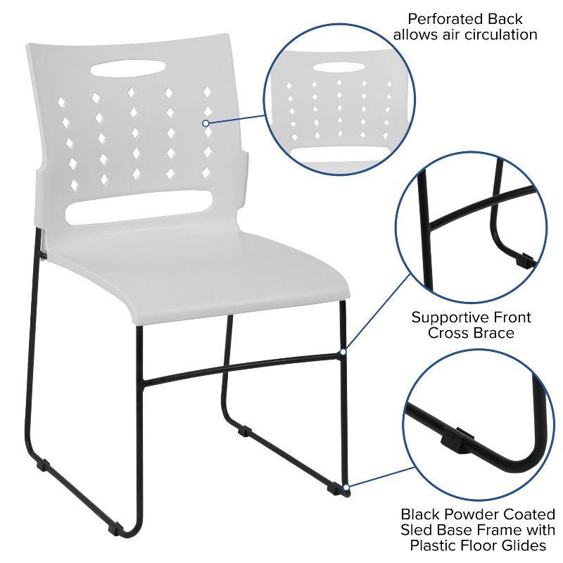 Heidi Series Sled Base Stacking Chair