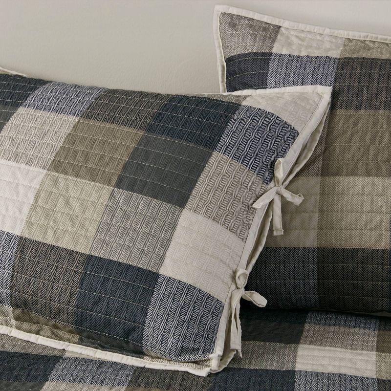 Ridge 3 Piece Reversible Plaid Daybed Cover Set