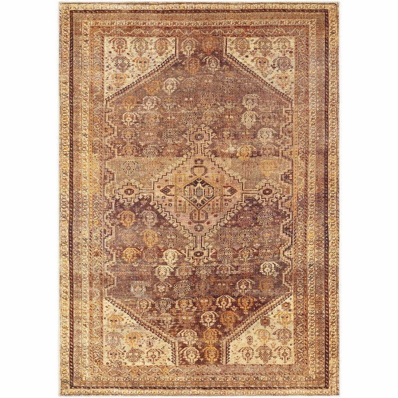 Hauteloom Rectangle Area Rug   Burnt Orange