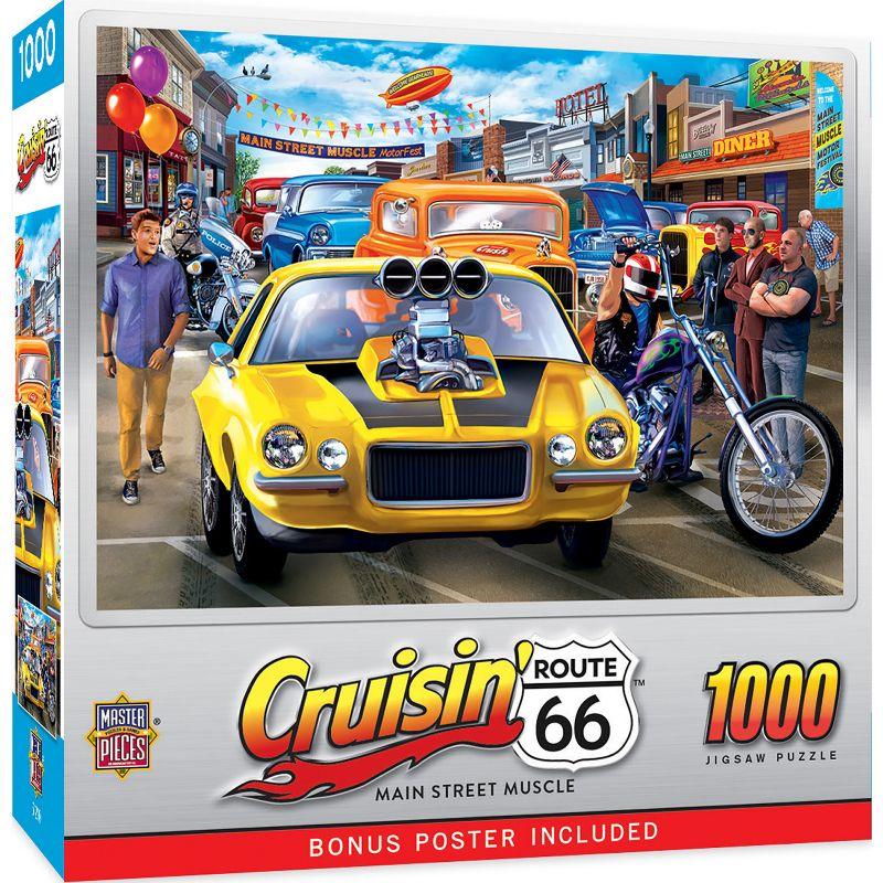 MasterPieces 1000 Piece Jigsaw Puzzle - Main Street Muscle - 19.25"x26.75"