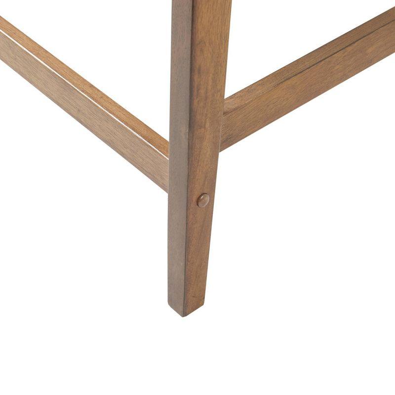 36.25" Boomerang Counter Height Barstool Navy - Ink+Ivy