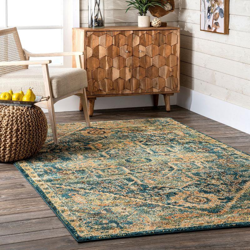 nuLOOM Global Medallion Tabetha Area Rug