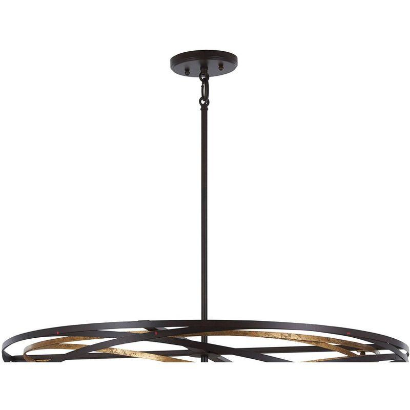 Minka Lavery Vortic Flow 8 - Light Dark Bronze/Mosaic Gold Unique/Statement Pendant