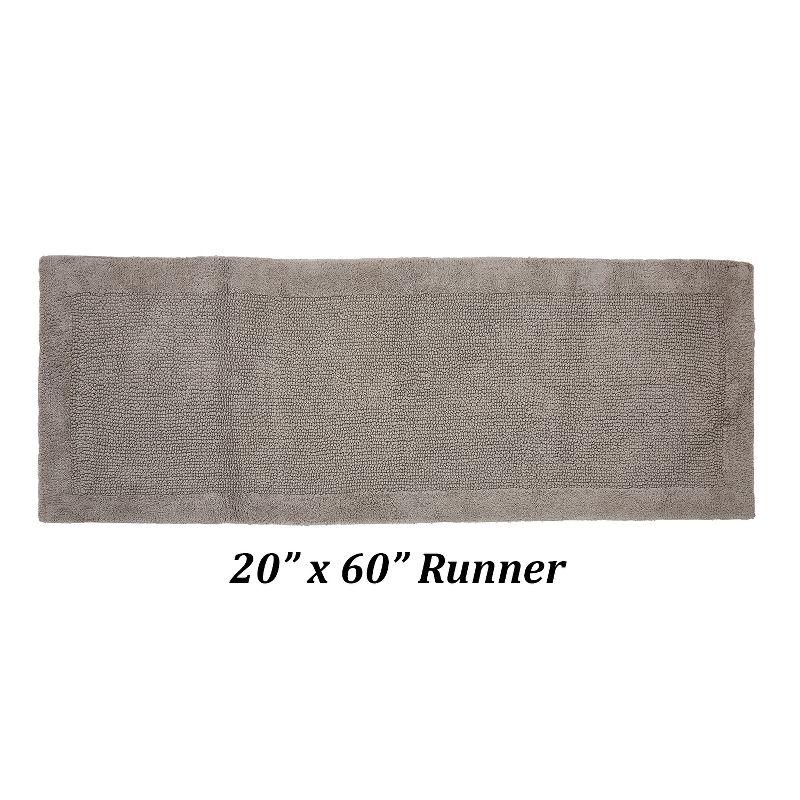 Better Trends Edge 100% Cotton Tufted Reversible Bath Rug 20" x 60" Runner - Beige