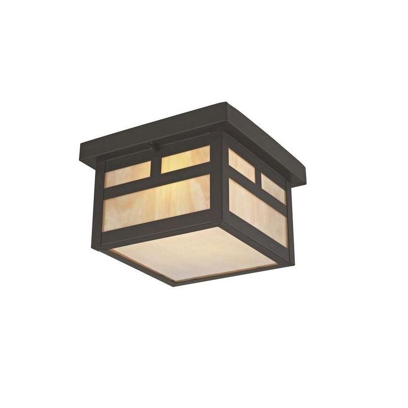 Livex Lighting Montclair Mission 1 - Light Flush Mount in  Bronze