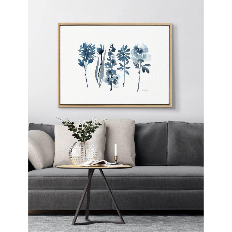 " Blue Blooms " by Patricia Shaw Painting Print