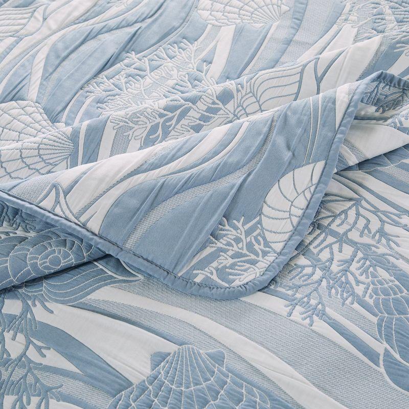 Greenland Home Fashions Coastal Paradise Jacquard Coverlet Set