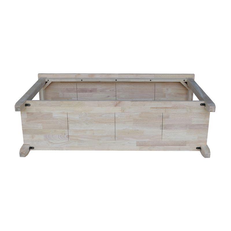 International Concepts Solano Console Server Table : Hardwood Sofa Table, Foyer Shelf, Spot Clean