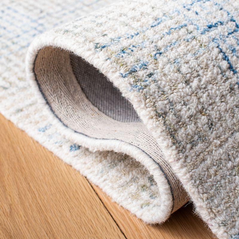 Abstract ABT656 Handmade Indoor Area Rug - Ivory/Beige - 8'x10' - Safavieh