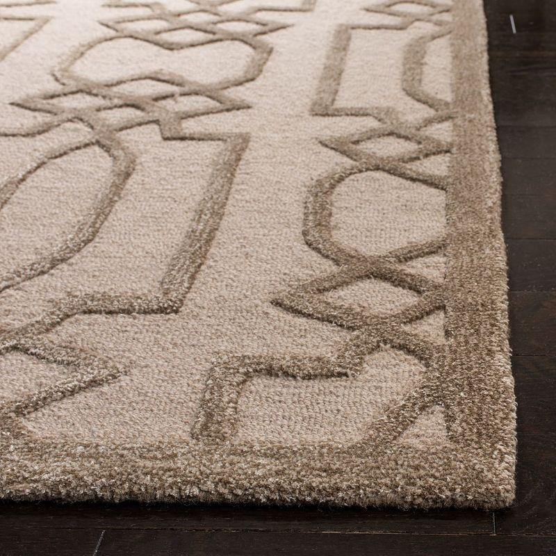 Bella BEL138 Hand Tufted Indoor Runner Rug - Sand/Brown - 2'6"x4' - Safavieh