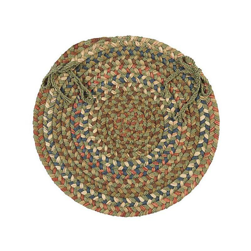 Colonial Mills Cedar Cove - Olive Chair Pad, Set of 4