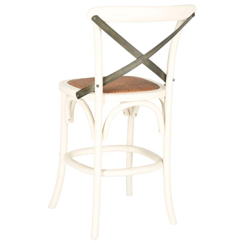 Eleanrore X Back Counter Stool  - Safavieh