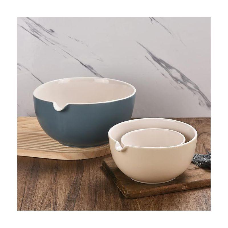 2lb Depot Prep Mixing Bowls- Set Of 3, Gray