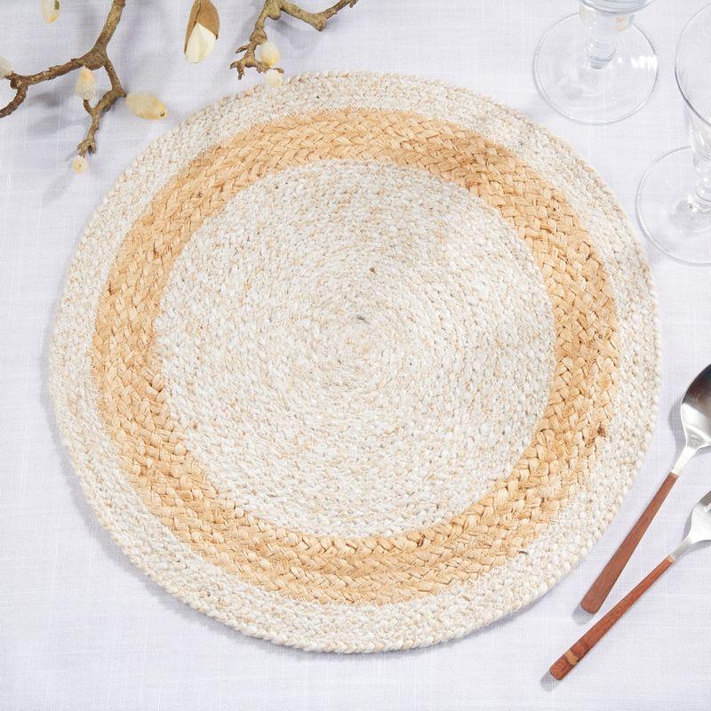 Natural Charm Braided Jute Placemat (Set Of 4) 15R