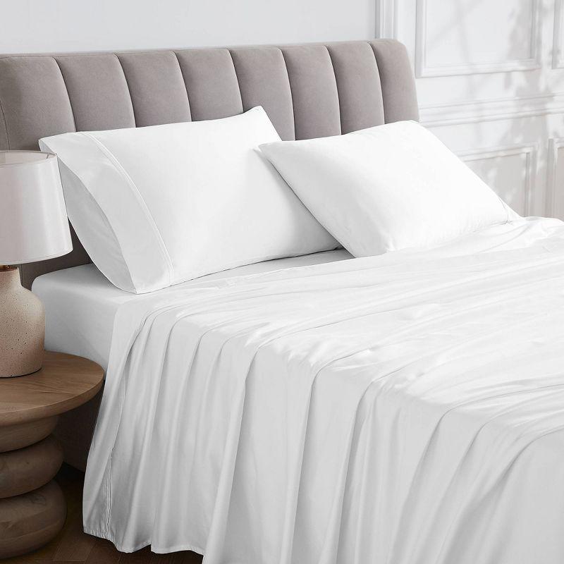 400 Thread Count Wrinkle Free Cotton Solid Sheet Set - Purity Home