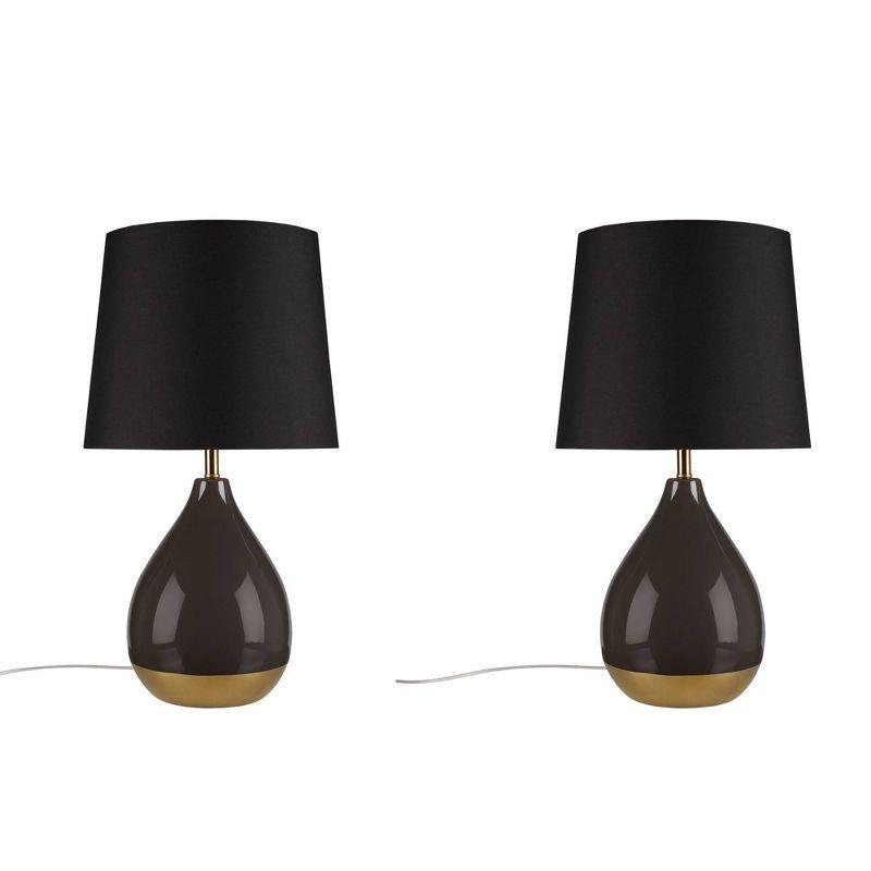 Hokku Designs 2-Tone Ceramic Table Lamp Set Of 2 See Below