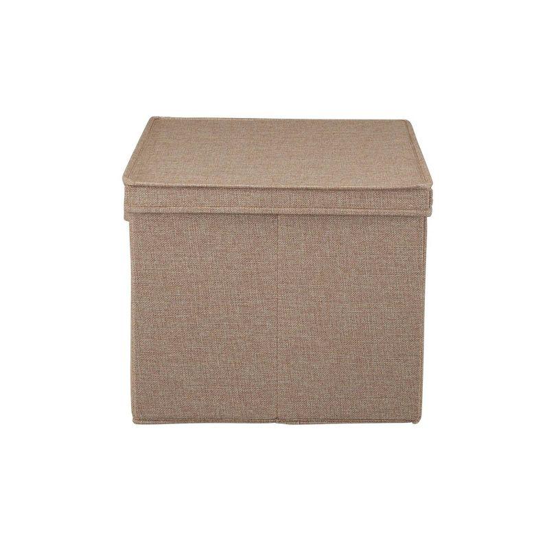 Household Essentials Household Essentials Wide Storage Box Fabric Bin (Set of 2)