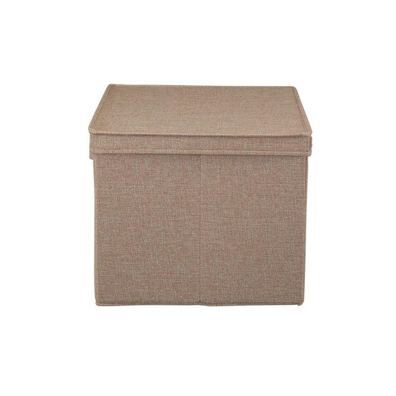 Household Essentials Wide Storage Box Fabric Bin