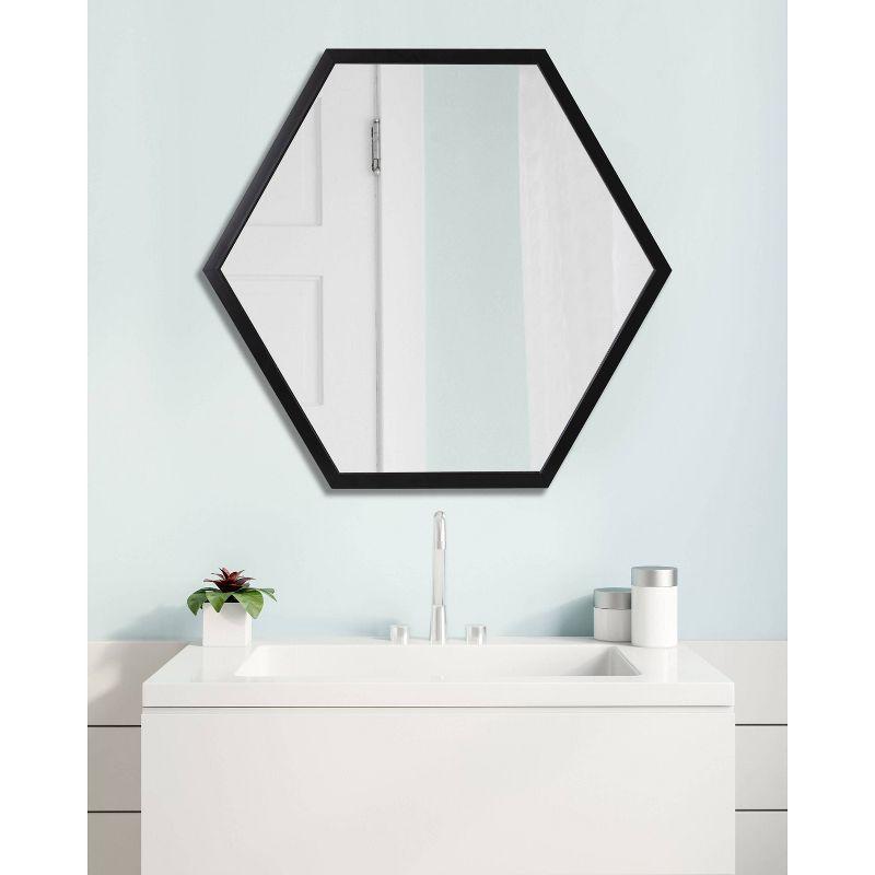 Laverty Hexagon Wall Mirror - Kate & Laurel All Things Decor